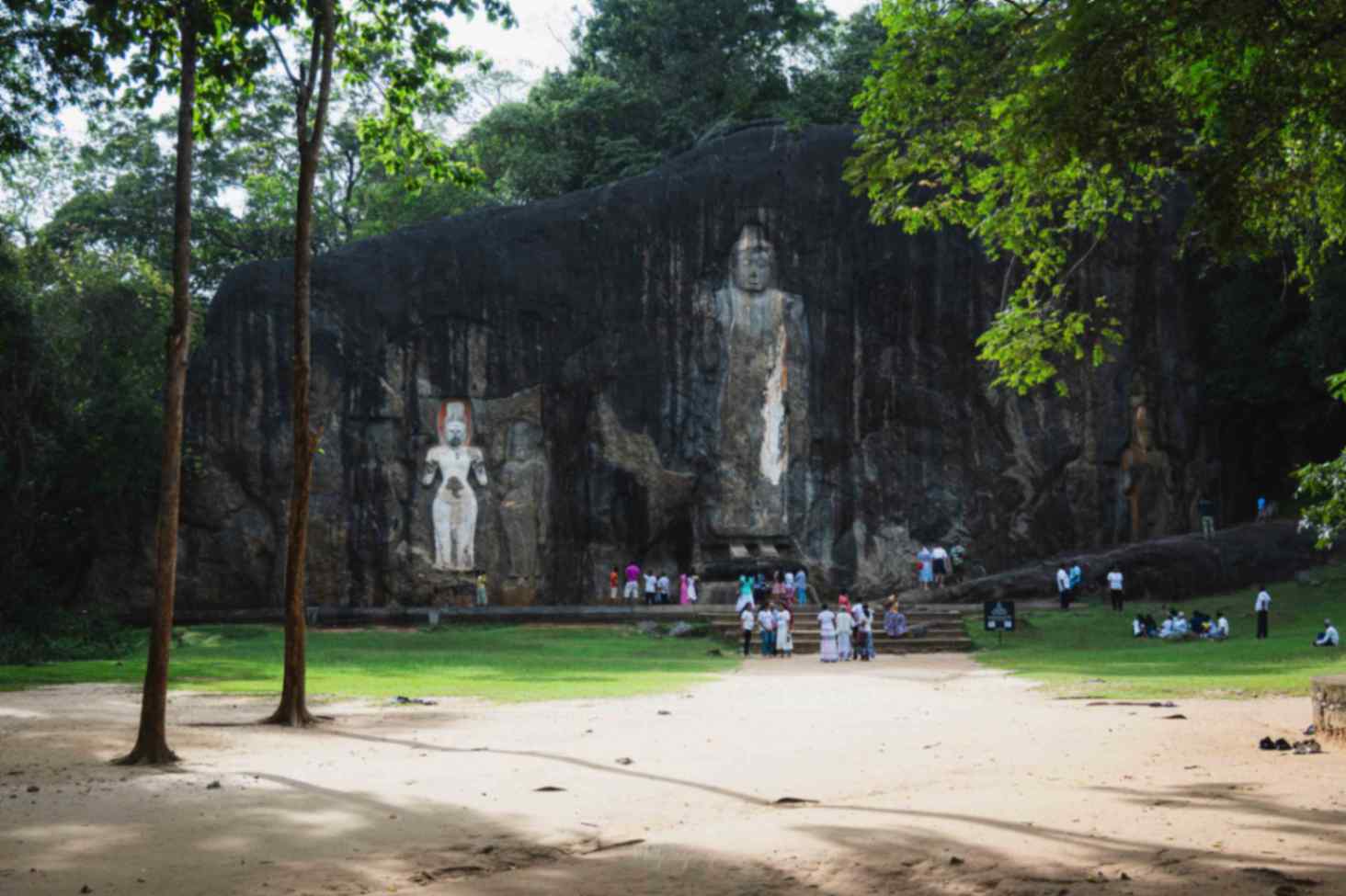 Buduruwagala Temple Rock Sculptures