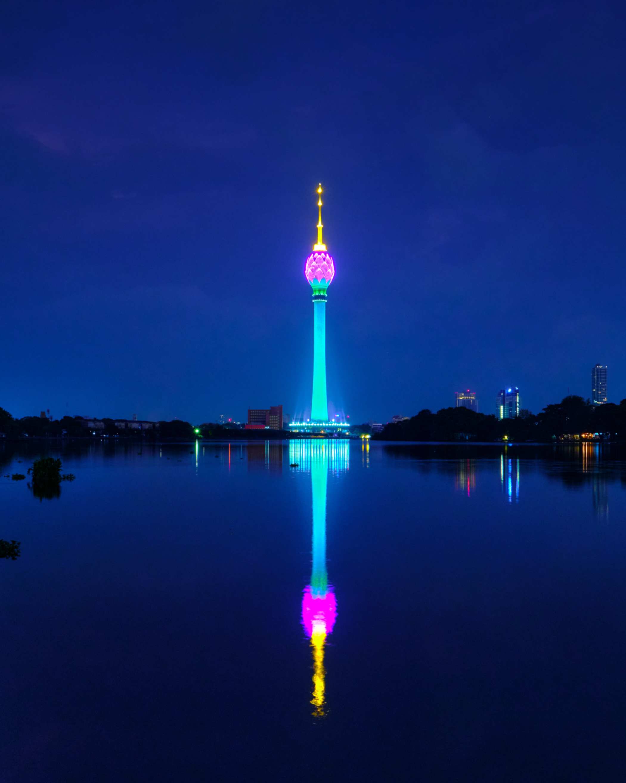 Lotus Tower and Lake Beira