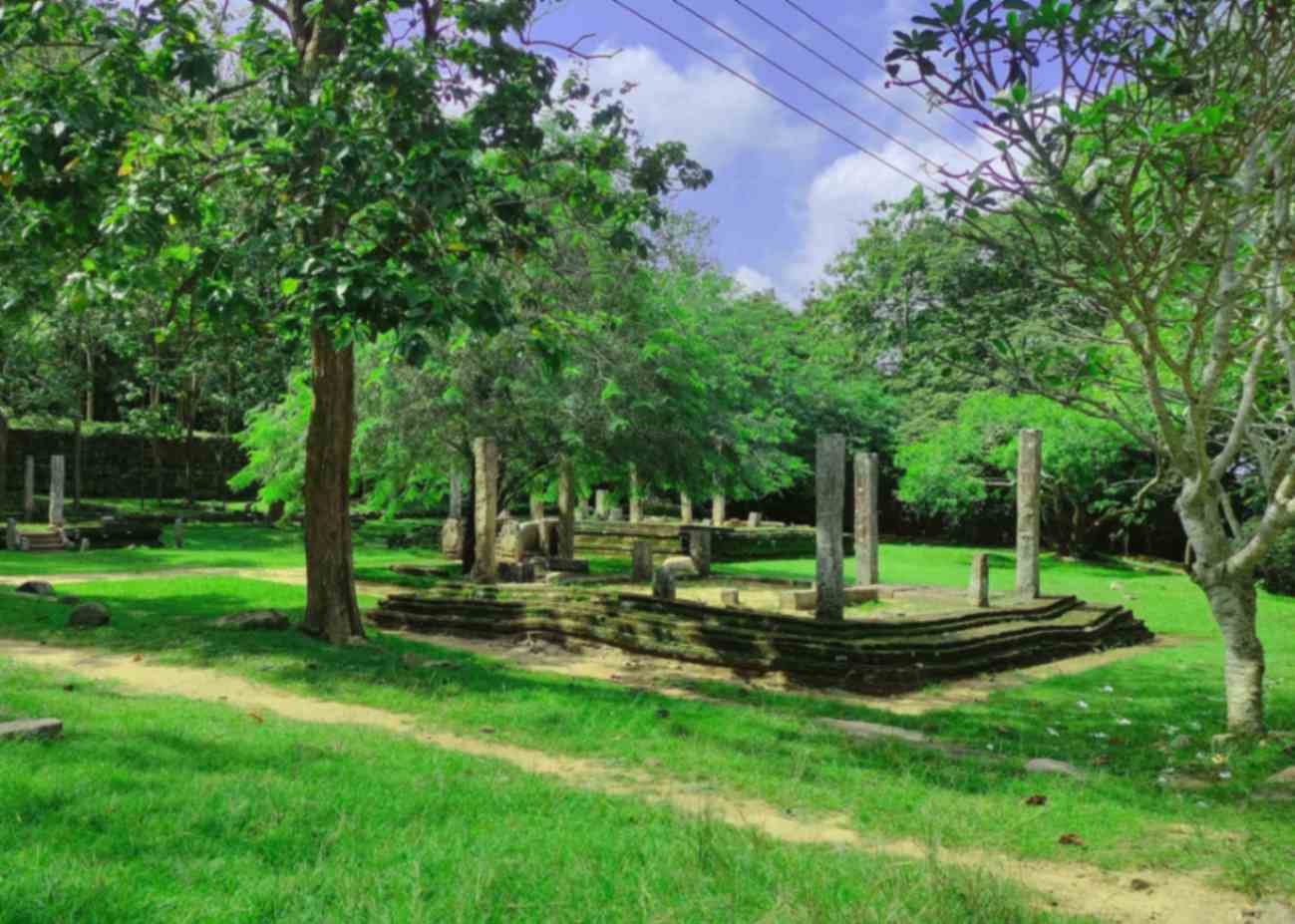 Ancient ruins at Mihinthalaya