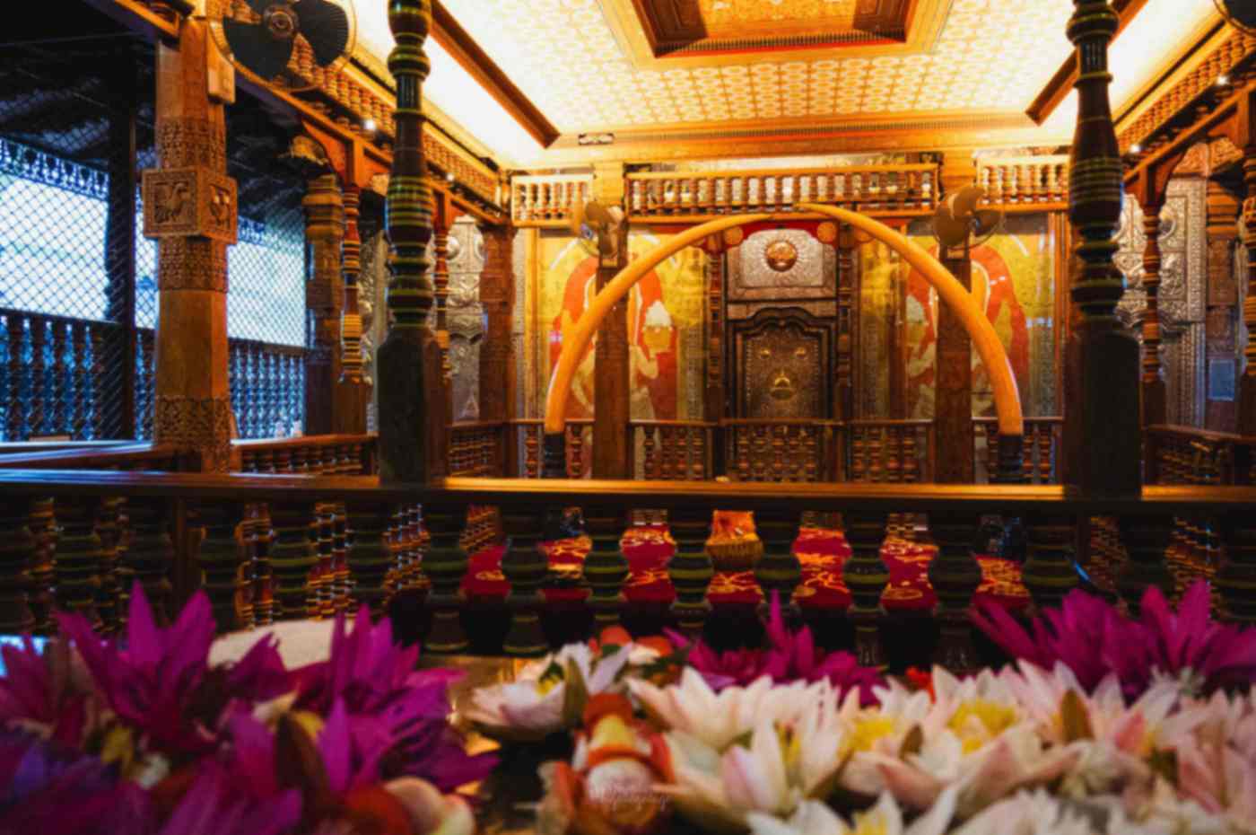 Inside of Temple of Tooth Relic